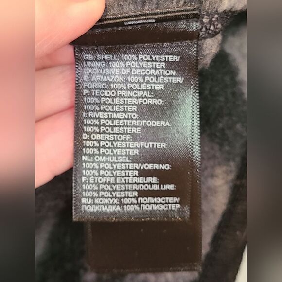 THE NORTH FACE Novelty Gordon Lyons Quarter Zip Black/Gray Geometric Print | L - Picture 5 of 10